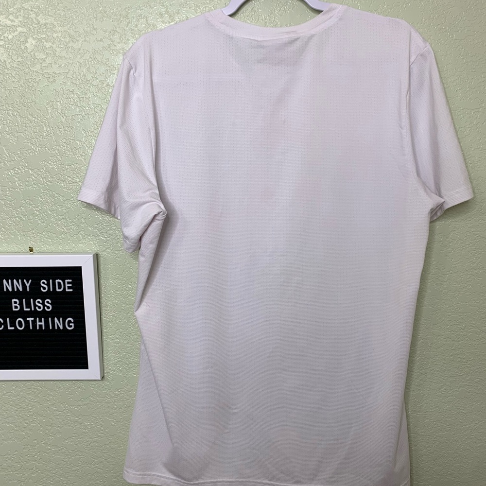 Gymshark Men’s Plain White Graphic Tee Size Large - Picture 5 of 8